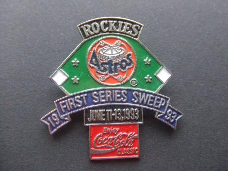 Coca Cola Baseball Houston Astros Texas first Series Sweep